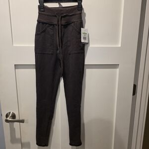 NWT True Craft Women's Black Brown Core Leggings Soft Shop Size XS Athleisure